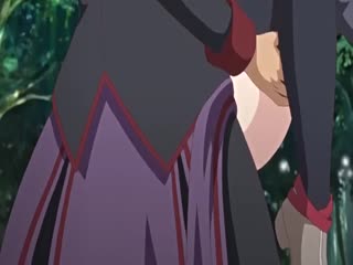 巨乳魅魔看到大鸡巴都走不动路了，上来就深喉口爆